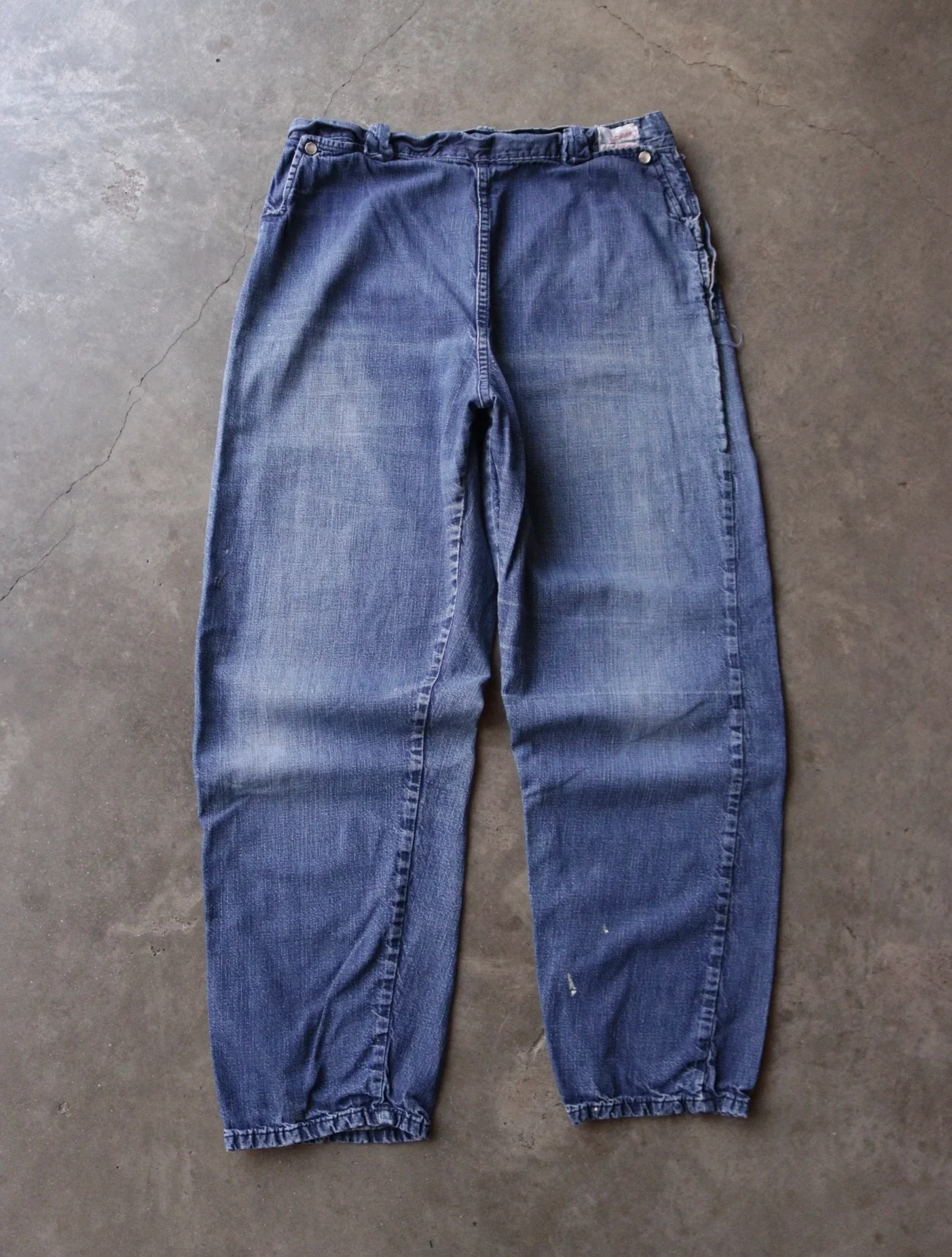1950S 'WESTERN GIRL' SIDE ZIP DENIM PANTS - Image 3