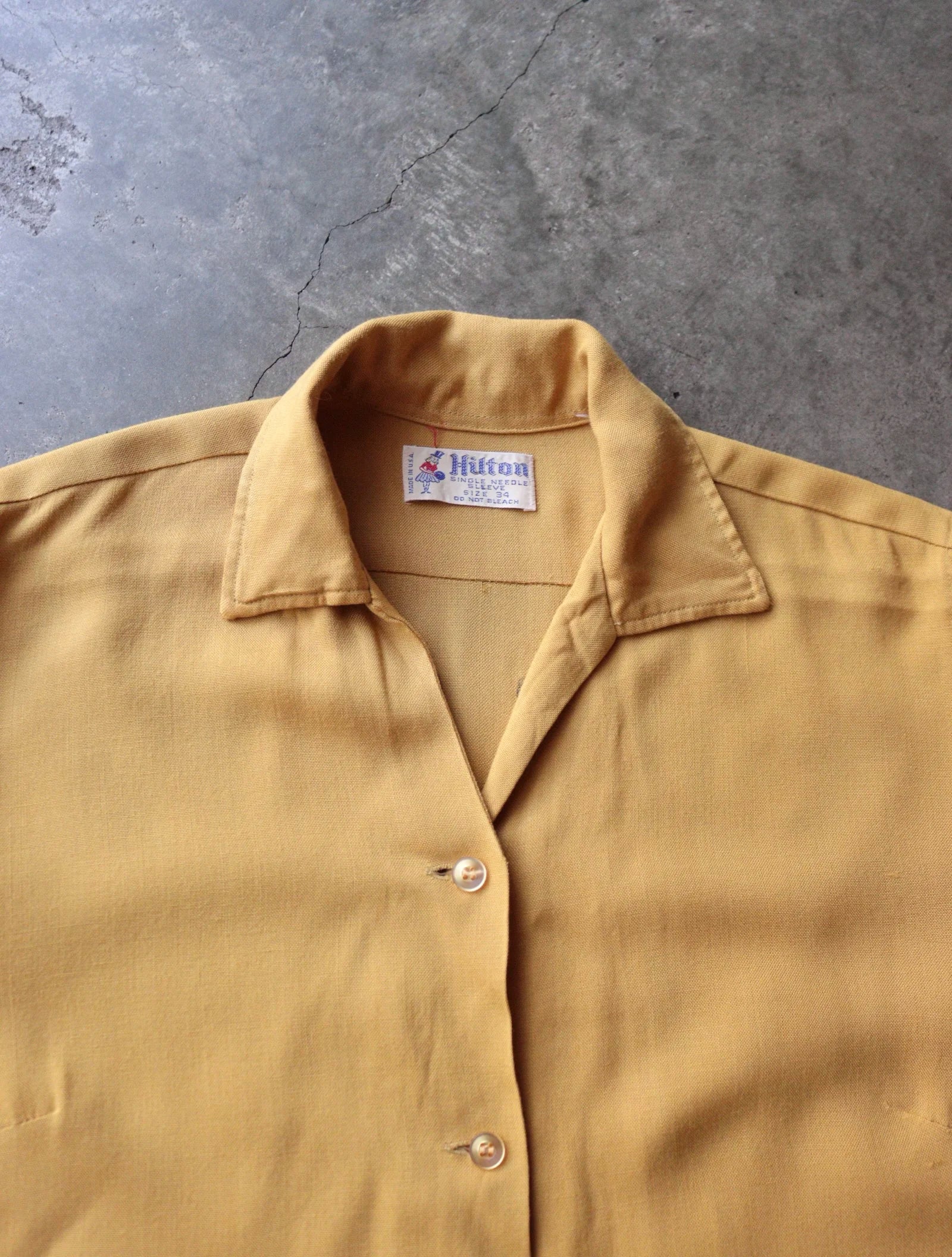 1960S MT FUJI CHAINSTITCHED RAYON BUTTON UP SHIRT - Image 3